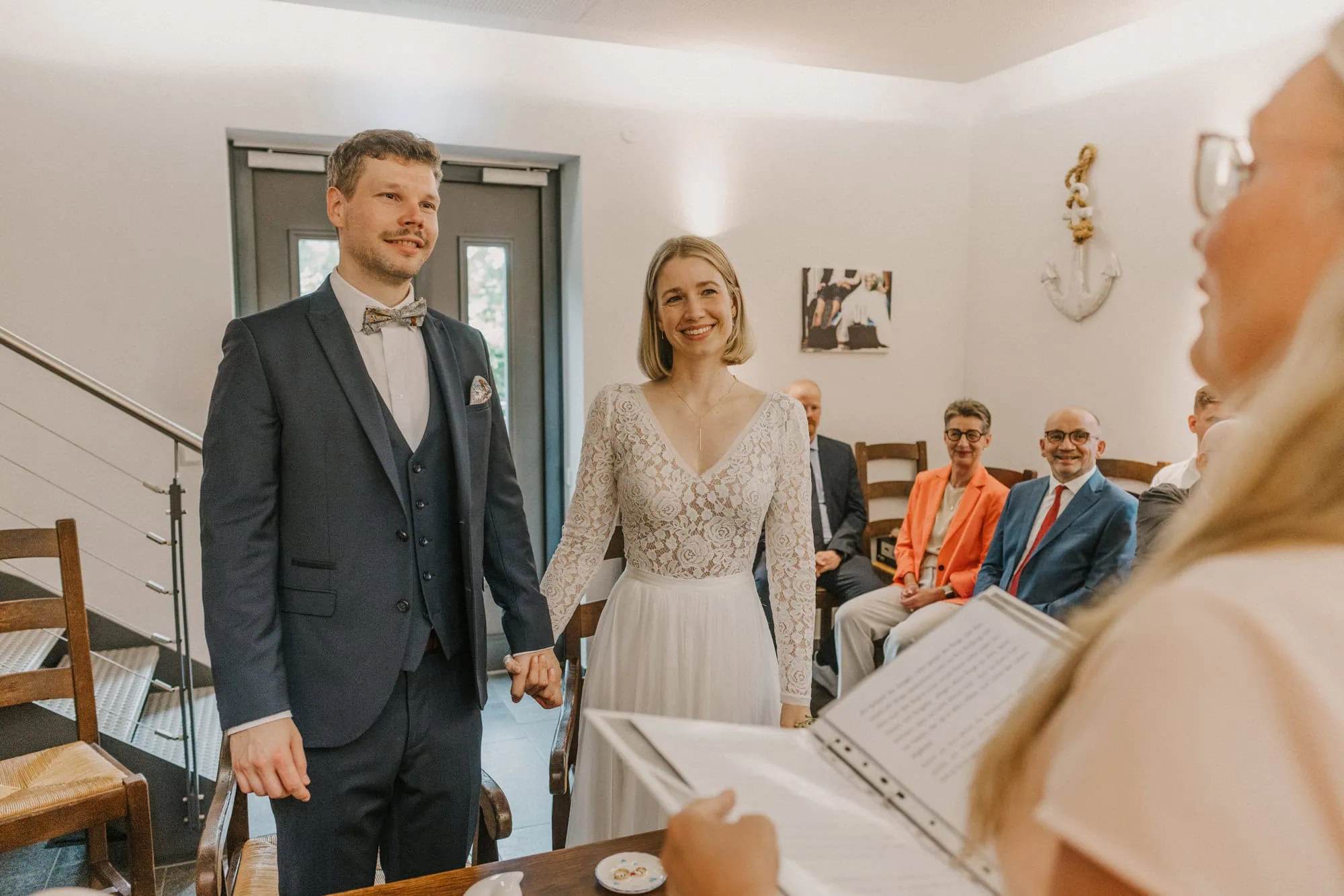 Brautpaar im Standesamt in Ahlbeck Usedom